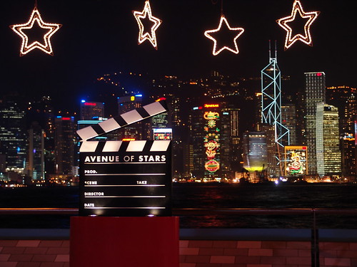 The avenue of stars clapperboard