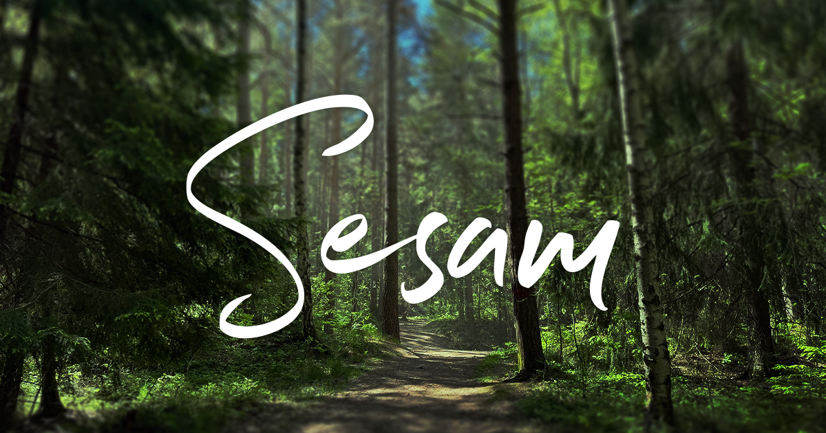 sesam.hu OpenGraph image showing the site logo with pine woods as a background