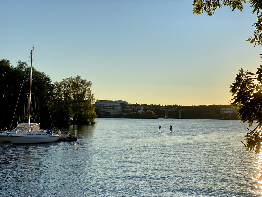 Stand-up paddleboarding